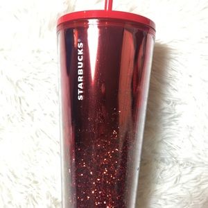 STARBUCKS 2019 Limited Edition Red Glitter Tumbler